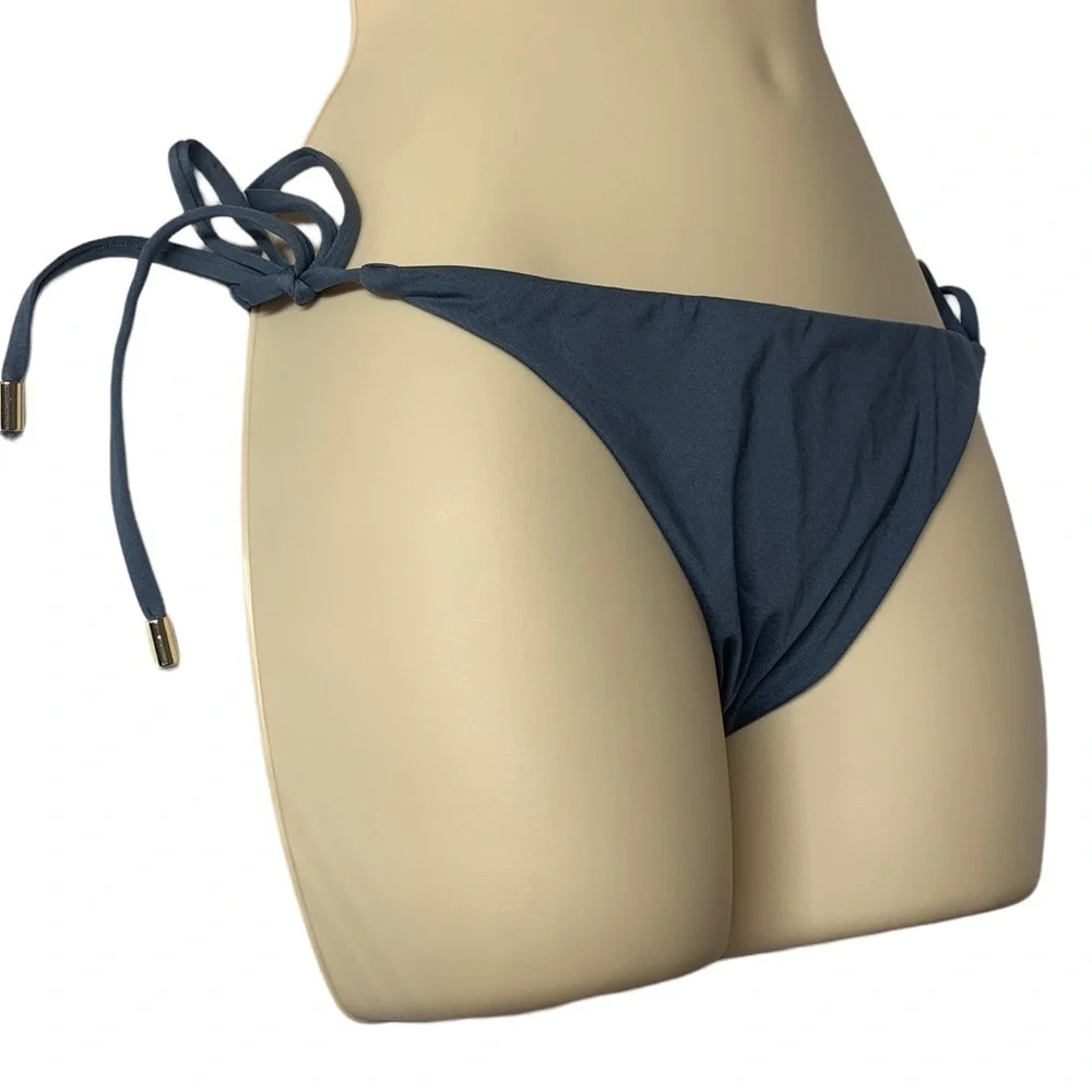 Monday Swimwear Le Marais bikini bottom in Storm Blue size small NWT